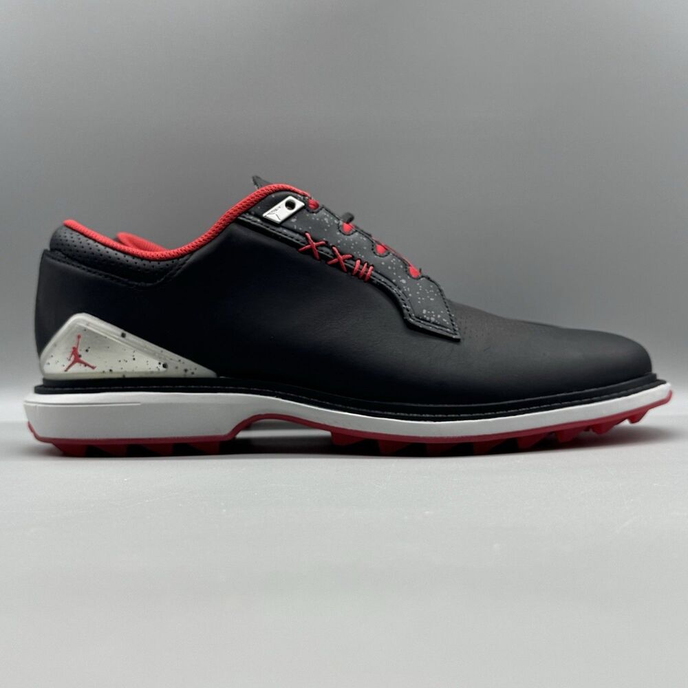 Nike Jordan ADG 5 Golf Shoes Black Fire Red Metallic FQ6642-001 Men’s Size 8